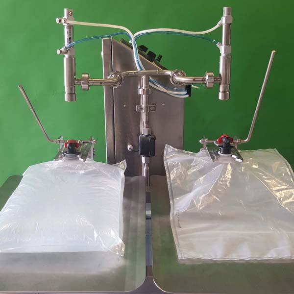 Grossbeutel und Bag in Box abfüllen und verschliessen